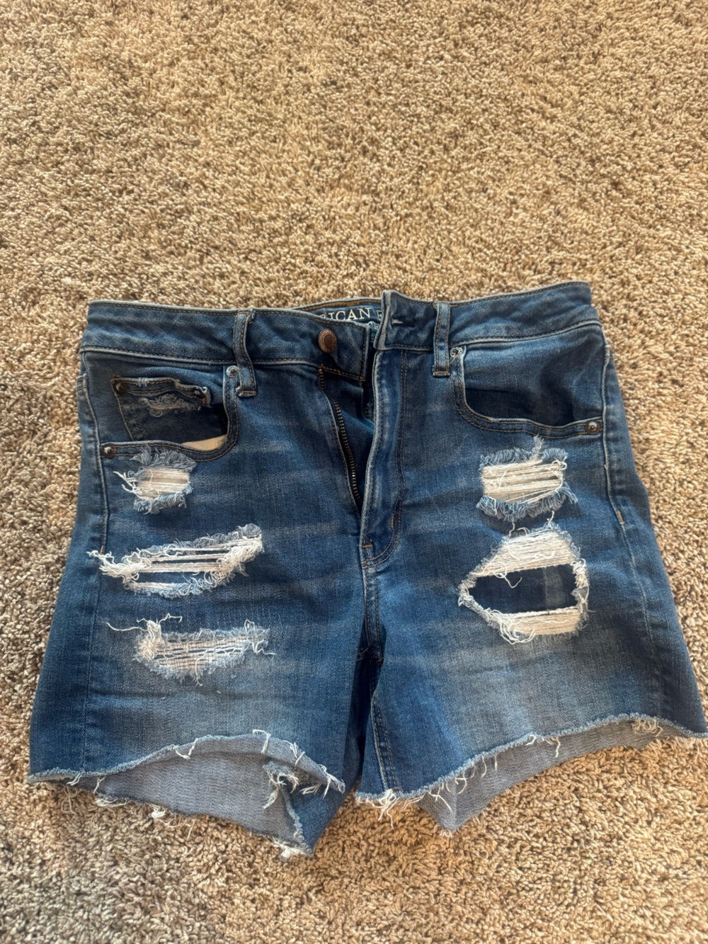 American Eagle super high rise shortie
